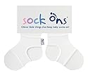 Sock Ons Socks - 0-6 Months, White