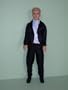 Ken Doll 2pc Black Tuxedo Suit with Pink Tie Made to Fit the Ken Doll