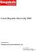 Book Czech Republic Electricity 2003