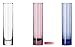3 PAK of Ultra-High Strength Cylinder Bud Vases. Libbey Made and HercuGlass Treated to be the most break resistant glassware you can buy! Your choice of 3 colors - or buy a combo of the 3.