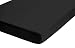 Produkt-Bild: Castell 77113/080/087 Jersey-Stretch Spannbetttuch / 180 x 200 cm - 200 x 200 cm / Farbe: schwarz