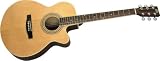 Rogue Grand Concert Cutaway Acoustic-Electric Guitar, Natural