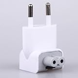 US to Europe Plug Converter Travel Charger Adapter for Apple iBook/MacBook