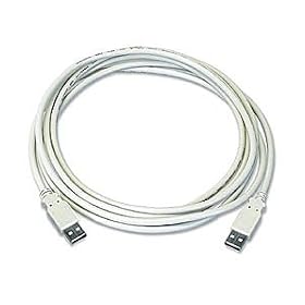 Ziotek USB 2.0 Cable A Male To A Male, Beige, 10ft