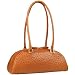 Fontanelli Tobacco Stamped Italian Leather Bag