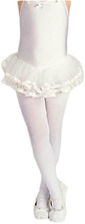 Children White Dance Tights for Girls Dance Tights