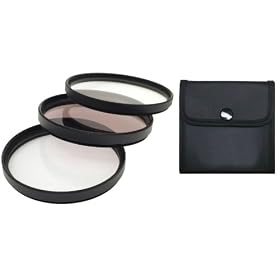 Canon Powershot A-570IS 3 Piece Lens Filter Kit (Includes Lens Adapter)