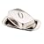 Kitchen Craft Stainless Steel Butter Dish and Cover