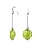 Forzieri Giselle - Murano Glass and Sterling Silver Drop Earrings Lime