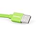 YellowKnife MFi Certified-IOS 7 Noodle Flat 8pin Lightning (3.2ft) Colorful USB Cable Supports Charging And Syncing for iPhone 5 5S 5C,iPad (Air/4th generation),iPad mini,iPod (7th generation),iPod touch (5th generation)&iPod nano(7th generation) With ZEISS Zeiss Pre-Moistened Lens Cloths (Green-T)