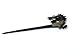 Marycrafts Black Buffalo Horn Dragon Carved Hairstick, Hair Stick, Hairpick Hair Accessories, Hair Jewelry Handmade 7