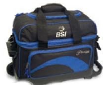 BSI Blue/Black 2 Ball Roller Bowling Bag