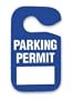 Battalion 2XKE6 Parking Permit, Blue, W 3 In, PK 5