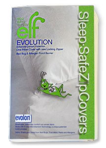 SLEEP SAFE BED BUG, DUST MITE, and ALLERGEN PROOF - STANDARD Pillow ZipCover, Size: Standard 21 x 27 Pillow ENCASEMENT - compare price