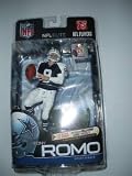 Tony Romo #9 Dallas Cowboys NFL Elite Series Retro White Shoulder/Sleeve Blue Jersey Chase Alternate Variant McFarlane Bronze Collector Level Limited to a Production of 3000 Figures Individually Serialized