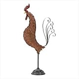 Metal Rooster Sculpture