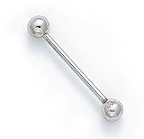 14KW Tongue Bar 19MM 14G - ES-1239