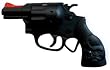 Mens Black "Skull Handle" Gun Metal Belt Buckle