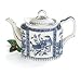 Stoneware Teapot With Blue Toile And Bird Design Beautiful Addition To A Teapot Collection Or Kitchen And Dining Decor