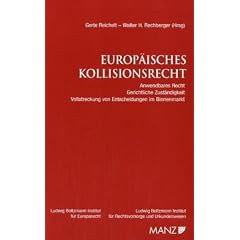 Europ�isches Kollisionsrecht