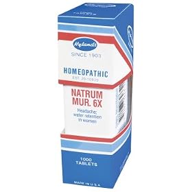 Natrum Mur 6X By Hylands Homeopathic - 1000 Tablets