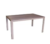 Zoom Produkt-Bild: Gartentisch Aluminium / Non-Wood 150x90cm Champagner