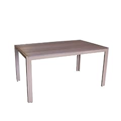 Gartentisch Aluminium / Non-Wood 150x90cm Champagner