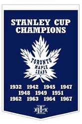 Toronto Maple Leafs 24"x36" Wool Dynasty Banner - Hockey Sports Merchandise