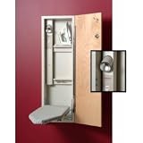 Review Stacks and Stacks  / Recessed Ironing Center with Spotlight Board (Unfinished Birch/Gray) (47 7/8