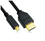 M&L Mobiles® | Hochgeschwindigkeitskabel HDMI <-> HDMI Micro D ( HDMI 1.4 - 1m ) für Olympus µ-5010 - mju-5010 | µ-7030 - mju-7030 | µ-7040 - mju-7040 | µ-9010 - mju-9010 | SP800 | SP-800UZ | SP600 | SP-600UZ | SP610 | SP-610UZ | SZ-10 | SZ-20 | SZ-30 | TG-310 | TG-610 | TG-810 | XZ-1