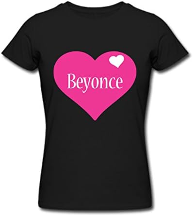 AF Beyonce popular logo tee shirt for lady Black S