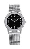 Skagen Steel Mesh Black Dial Women's Watch #39LSSB1
