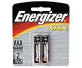 Energizer  E92BP-2 AAA Alkaline Batteries 2 Batteries per Pack