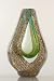 Glass Colorful Crystals Vase 100% Handblown Art X641