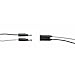 United Pacific 34195 Double Female Bullet Plugs, 150 Count, 2-Prong, 16G Wire Harness Roll - 75' W/6