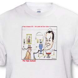 Click here to buy Londons Times Funny Panel Hollywood Cartoons - Hope Diamond - T-Shirts.