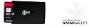 Wagner - Swiss Wallet, Anodized Aluminum, Money Clip, Jet Black