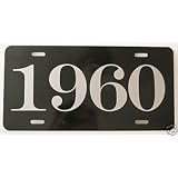 1960 YEAR LICENSE PLATE by Motown Automotive Design