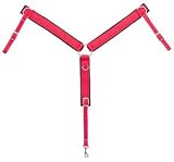 WEAVER RED NYLON HORSE BREASTCOLLAR TACK BREAST COLLAR