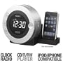 Sony ICFCD3iP CD Clock Radio for iPod and iPhone (Silver)
