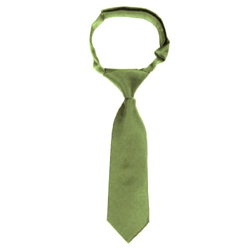 Infants Velcro Necktie - Olive