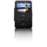 Premium Case Aluminum Hard Case for Apple iPod Video 5G 30GB and iPod Classic 80GB with Screen Protector Midnight Black