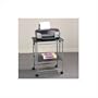 Fold-N-Go Dual Fax-Printer Stand (Black) (29.75"H x 23.625"W x 17.25"D)