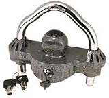 Trimax Unattended Trailer Nose Coupler LockUMAX50 - Die Cast Rugged Corrosion Resistant Finish - Fits All Couplers from 1-7/8, 2, to 2-5/16
