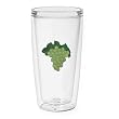 Green Grapes 16 oz Insulated Beverage Tumbler, Clear