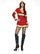 Sexy Red Fire Fighter Costume Womens Fireman Costume