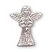 The Perfect 14K White Gold Praying Angel Pin - 12X10MM