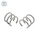 Sterling Silver Ear Cuffs Three Ring Design