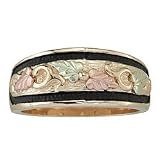 Black Hills Gold Antiqued Women's Wedding Ring from Coleman