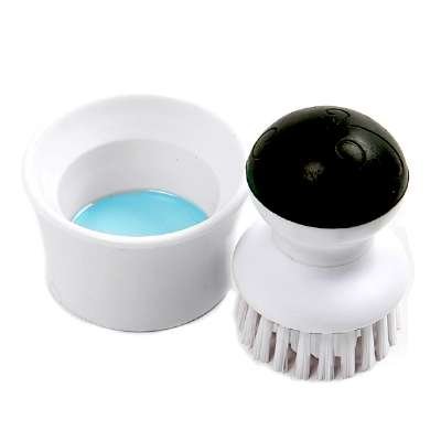 Norpro 1085 Grip-EZ Brush with Soap Dish